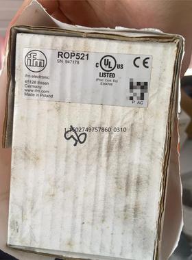 德国IFM易福门编码器，型号ROP521，波兰制造，原装正品议价