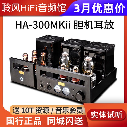 Cayin/凯音 HA-300MK2真空电子管耳放HA300B二代胆机HIFI放大器