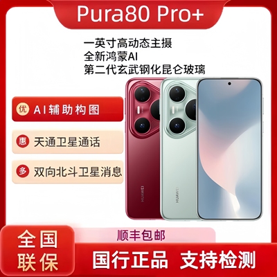 Huawei/华为Pura80Pro+手机高动态主摄p80pro+AI辅助构图鸿蒙