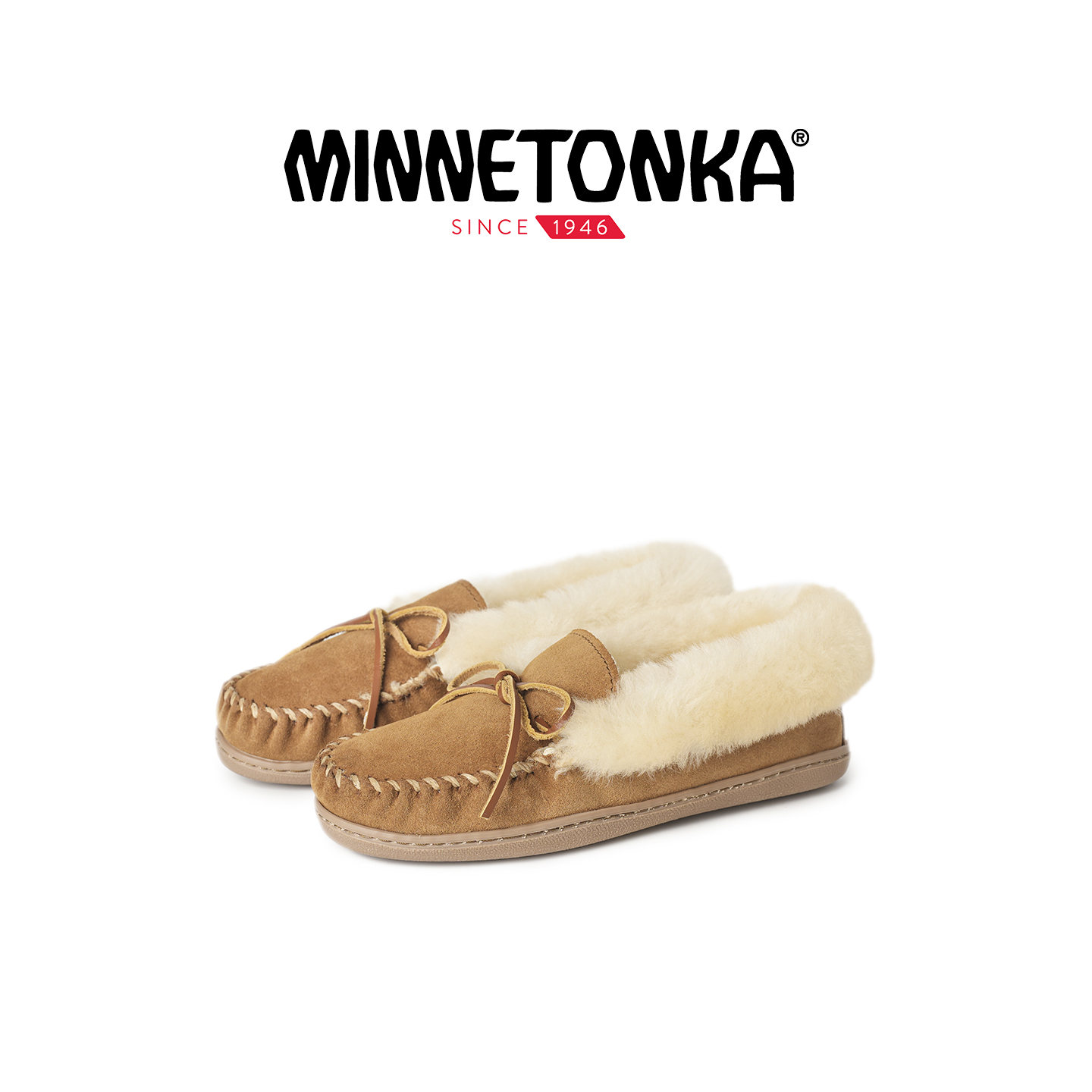 迷你唐卡休闲毛毛鞋蝴蝶结