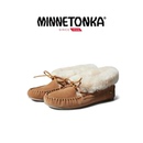 MINNETONKA迷你唐卡秋冬加厚加绒雪地靴羊皮毛绒外穿保暖毛毛鞋女