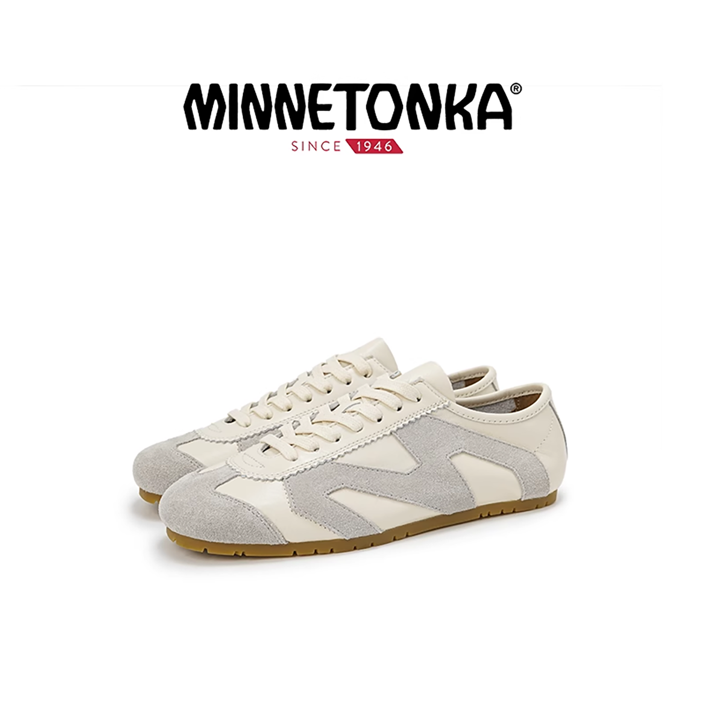 MINNETONKA MS70 BasicVeg-Tan 德训鞋复古薄底鞋25夏季新款