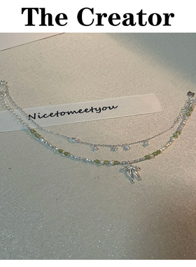 轻奢小众~蝴蝶结碎银子手链