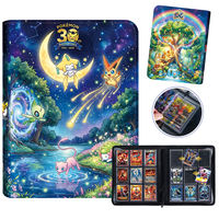Pokemon 35PT Card Holder Storage Book, Deluxe PU Zipper Card 30th Anniversary Collection Book, PTCG Card Book Collection Book thumbnail 4
