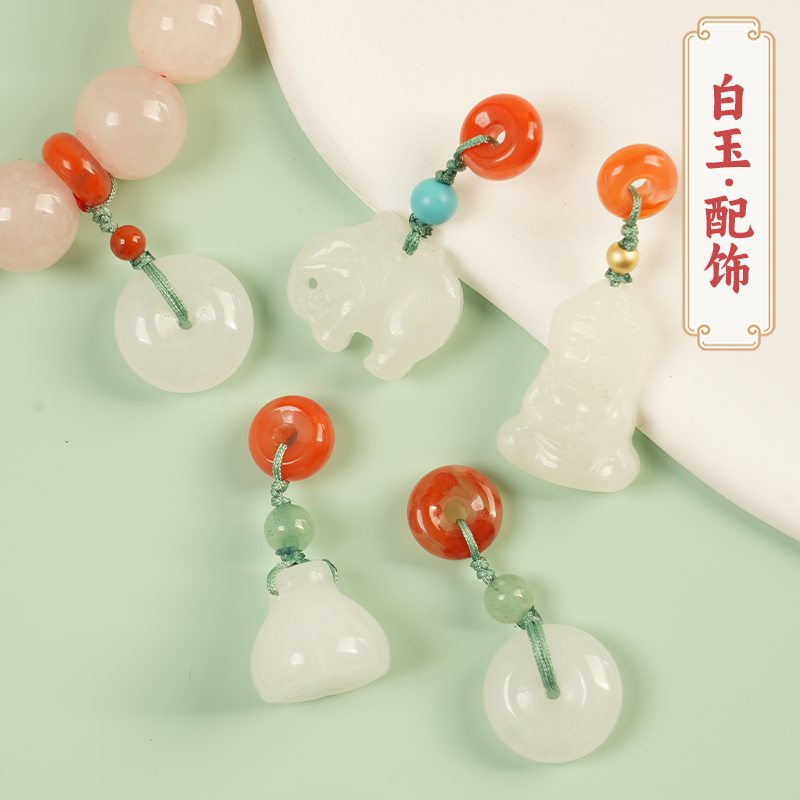 爱芙莎白玉手串diy材料配件配饰