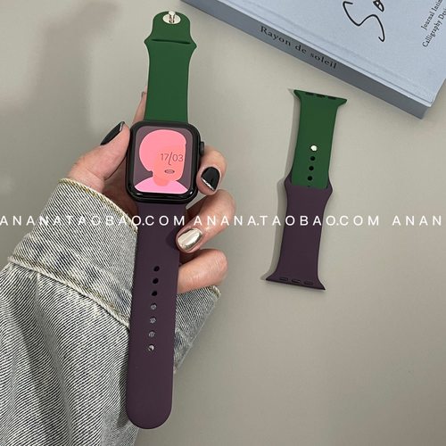 新款applewatch硅胶表带