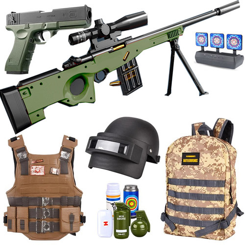 巴雷特抛壳软弹枪套装仿真