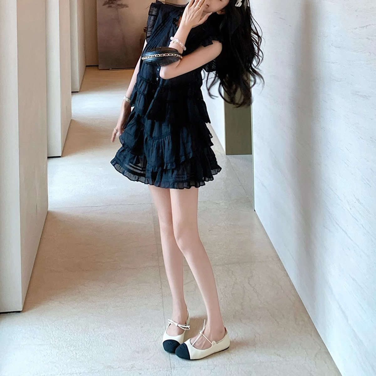 南法小甜猫系列 精致和慵懒在午后蔓延100苎麻荷叶边/花边四件套