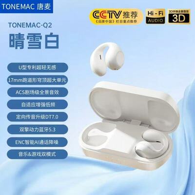 音质很棒的夹耳式真无线蓝牙耳机