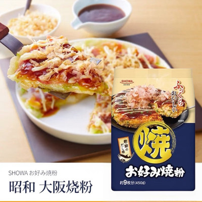 日本原装进口昭和大阪烧粉450g