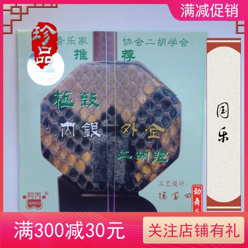 阿丙演奏二胡弦乐器配件琴弦银弦