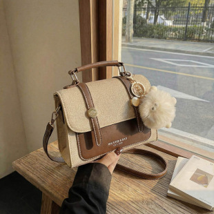 斜挎 洋气单肩包韩版 日本进口复古小众手提剑桥包包女2026新款 时尚