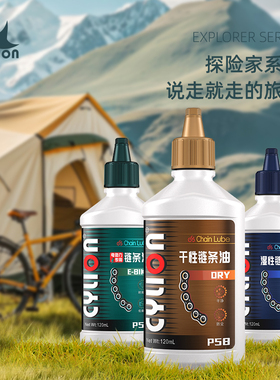 CYLION赛领探险家自行车链条油链条清洗剂公路车山地车润滑油套装