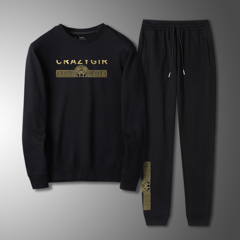 男士休闲套装休闲装2026新款潮流秋季青年秋冬季帅气男装秋装