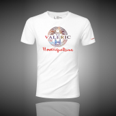 t恤男2026新款 男士 潮流印花莫代尔衣服 上衣夏季 短袖 夏装 白色修身