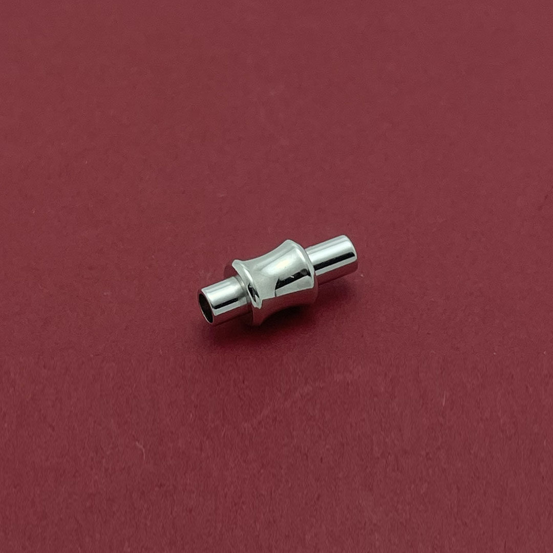 S925纯银皮绳扣连接扣搭扣磁铁扣