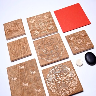 砑花笺板 福字 不一样的 马年春联  天马献瑞 马上封侯 双雁天马