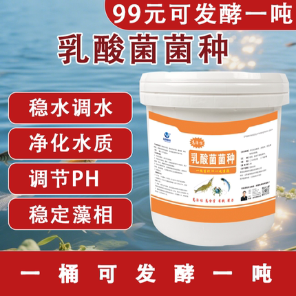 乳酸菌菌种水质调节剂99元发酵一吨稳水调水净化水质调节PH