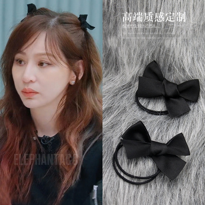 王心凌同款发饰可爱小蝴蝶结发圈