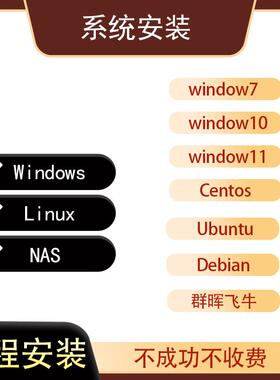 远程安装虚拟机物理机 支持Ubuntu/Centos//Win11/10/7/群晖/飞牛