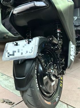 适用台湾恶搞 改装后挡泥后土除挡泥板 通用APEXX 巴风特 GOWORKS