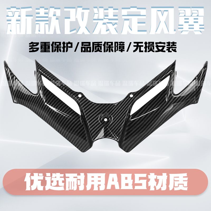 适用适用赛800 赛600RS下唇定风翼鸟嘴改装配件侧翼后视镜风刀竞