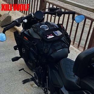 适用dl250油箱马甲摩托车油箱包挂载闪300奔达250金吉拉300巡航