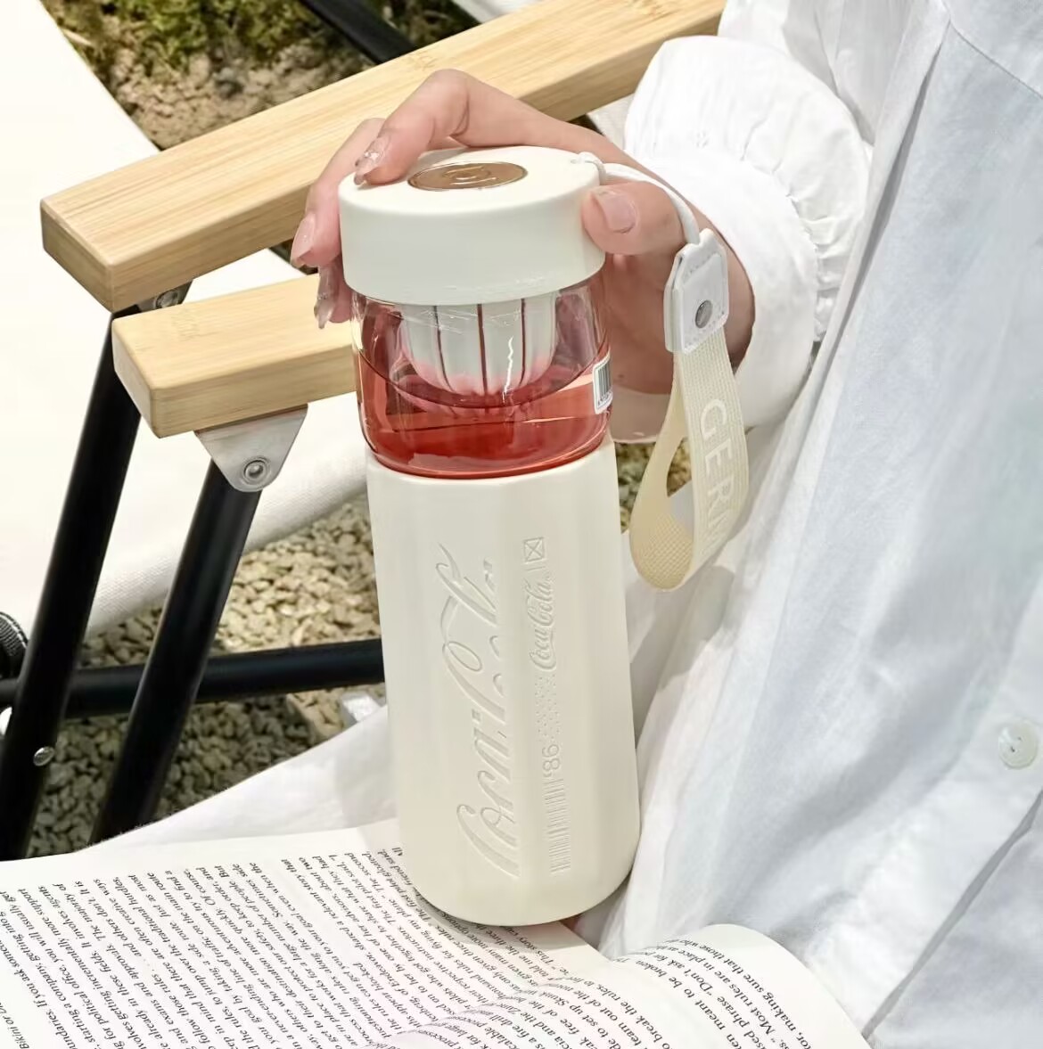 germ可口可乐茶水分离泡茶水杯子