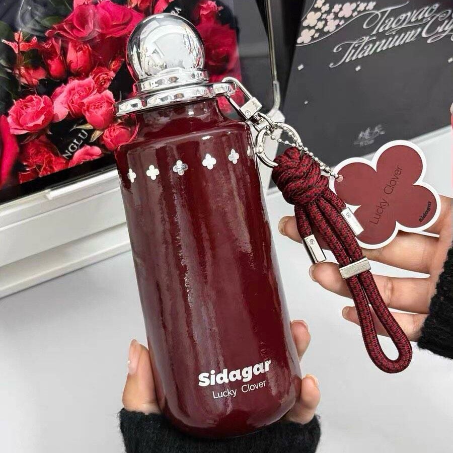 世大家纯钛吸管保温杯男女高颜值