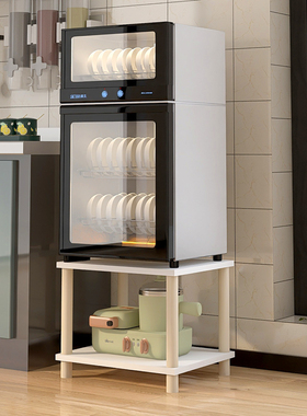 消毒柜置物架厨房微波炉增高托架底座多层落地洗碗机垫高实木架子