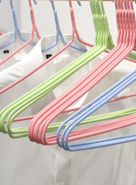 47cm超粗款成人衣架加粗晾衣架纯色婴儿童衣服架挂衣撑子50支包邮