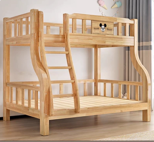 上下床全实木双层床高低床二层加粗加厚小户型儿童床上下铺子母床