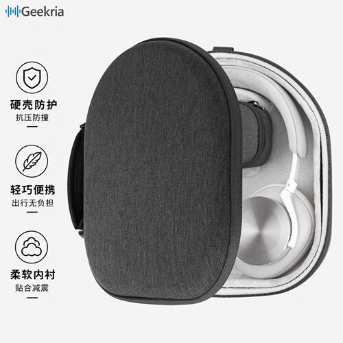 Geekria适用B&OH9耳机收纳硬包