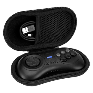 Geekria极客悦耳适用于8Bitdo M30手柄收纳包带挂绳保护包 NEOGEO