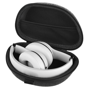 适用于Beats 小型耳机防水硬包黑色立方耳机包 solo2头戴式