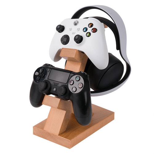 GeekriaPS5/Xbox手柄实木支架