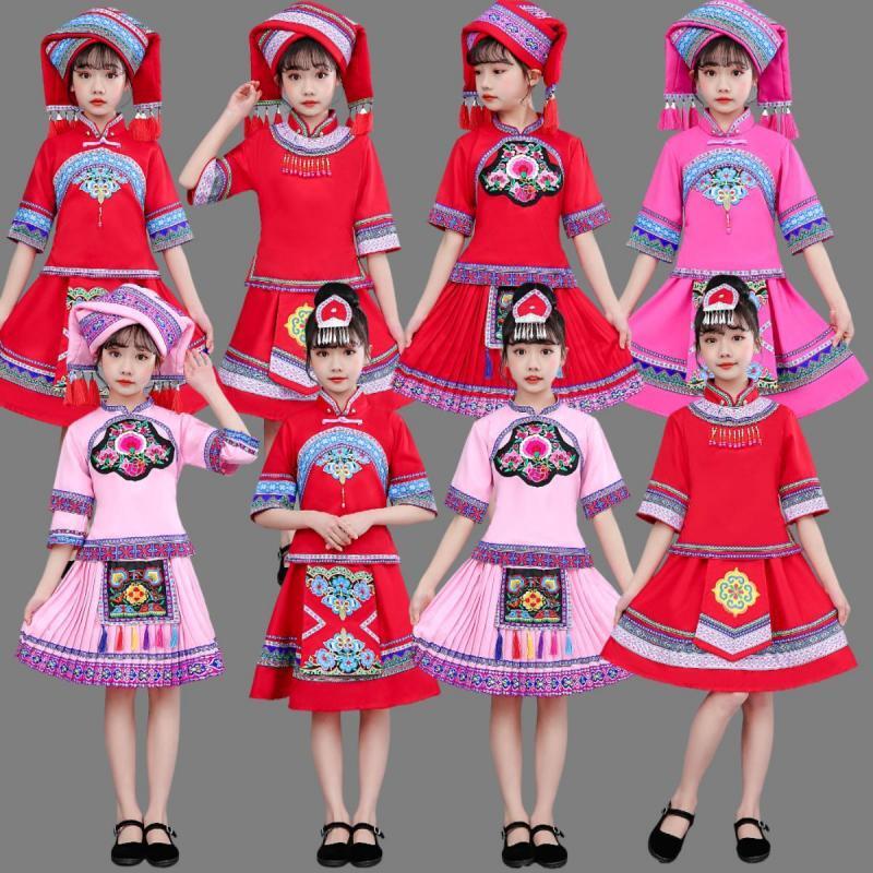 三月三壮族儿童壮族少数民族舞蹈