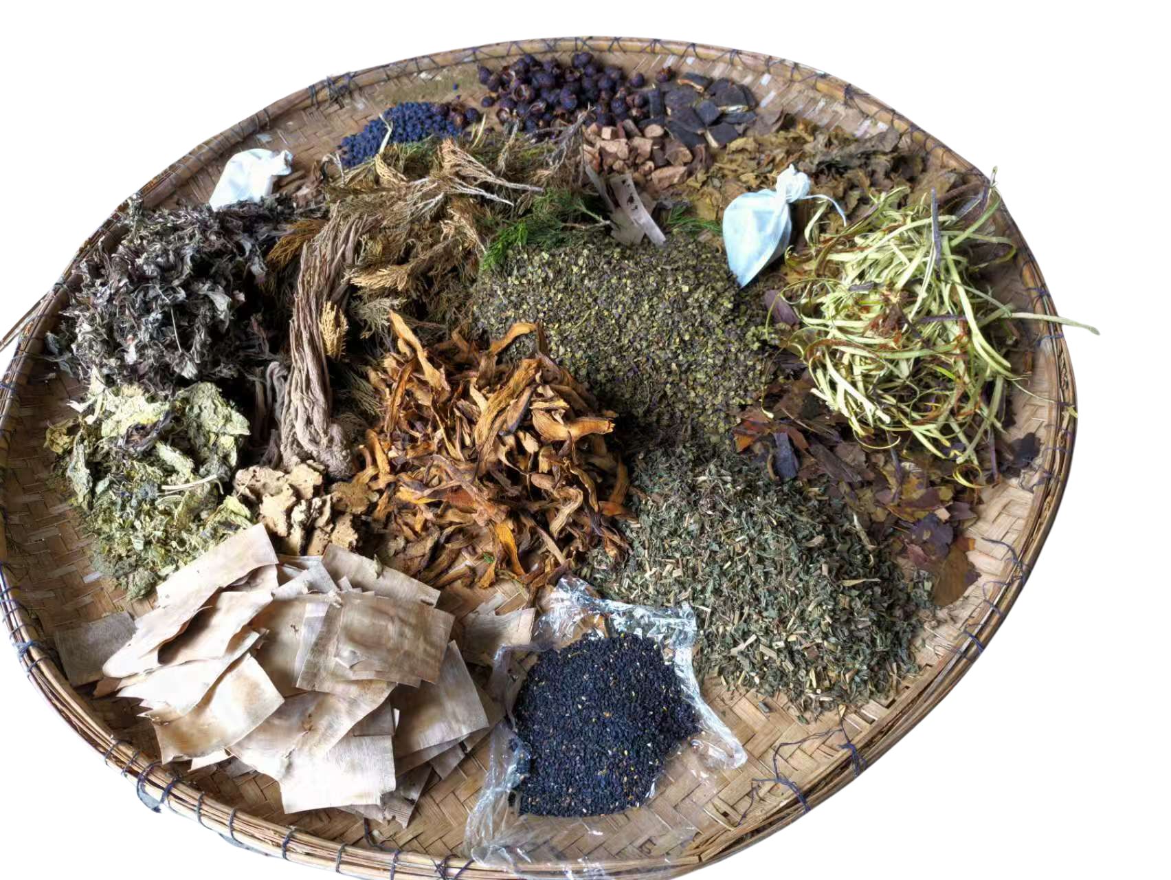纯手工天然植物脱发墨旱莲骨碎补泡澡药包