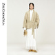 收腰外套 廓形东方感袍式 进口面料 ZHUCHONGYUN2026春新款