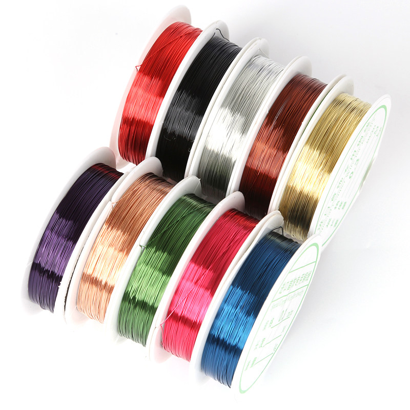 COPPER WIRE HAIRPIN NON-HERITAGE VELVET FLOWER DIY COPPER WIRE BOW METAL SETTING LINE HAND-BEADED LEAD FINE COPPER WIRE