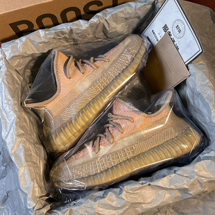 官方正品奢椰子鞋350男鞋子OG YEEZY男女款春夏网面透气运动鞋潮