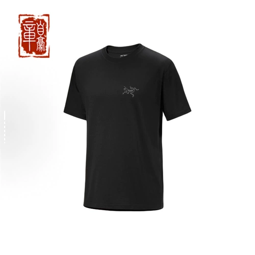 Arcteryx 25 новая футболка Kragg series SL с логотипом бренда, круглым вырезом и короткими рукавами