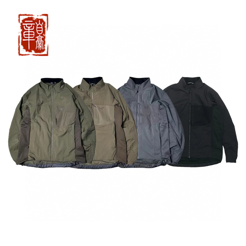 Arcteryx始祖鸟Leaf Atom LT Jacket Gen2.1军鸟无帽立领保暖薄棉