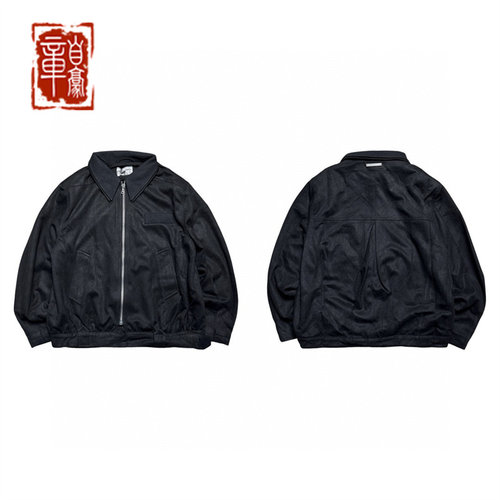 CreatorSpiritus Wrinkle Jacket 天鹅绒麂皮外套夹克