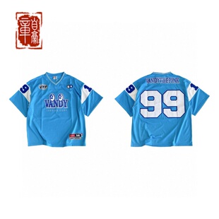 蓝色Hockey VANDYTHEPINK jeans new Jersey曲棍球服冰球服 24FW