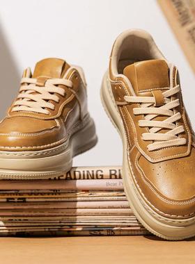 特大码男鞋新款46加肥加宽运动休闲鞋子47复古低帮男款跑步板鞋48