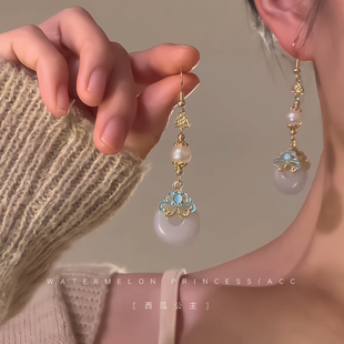 「云腾玉梦」新中式国风耳环女流苏古风耳饰汉服旗袍马面裙配饰品