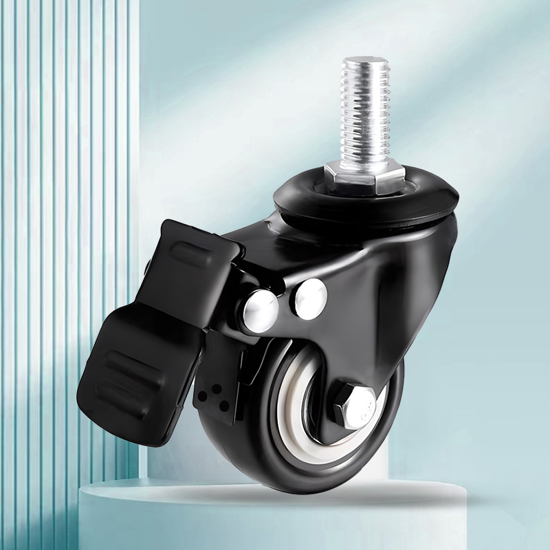 不锈钢置物架带刹车滚轮