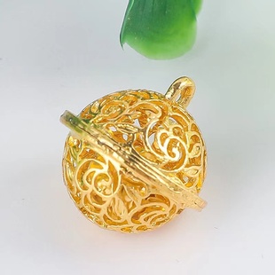 花千骨镂空宫铃 金色银色铃铛有响声 制作手链材料钥匙扣包包挂件