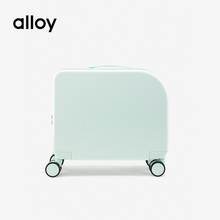 高档alloy行李箱登机箱万向轮密码旅行箱24寸小型乐几薄荷绿pc拉